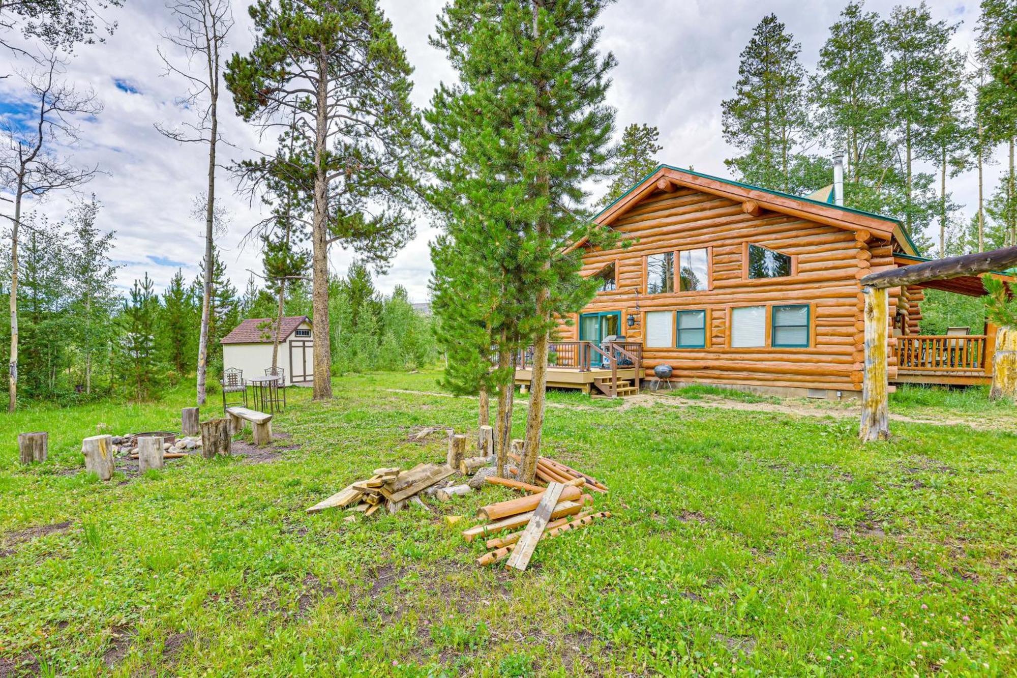 Grand Lake Cabin With Direct Access To Rocky Mtn Np! Exterior photo